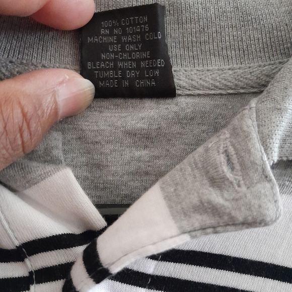 Vintage Men's Blue Striped Shirt Size:3XL Mensfield - Picture 7 of 7